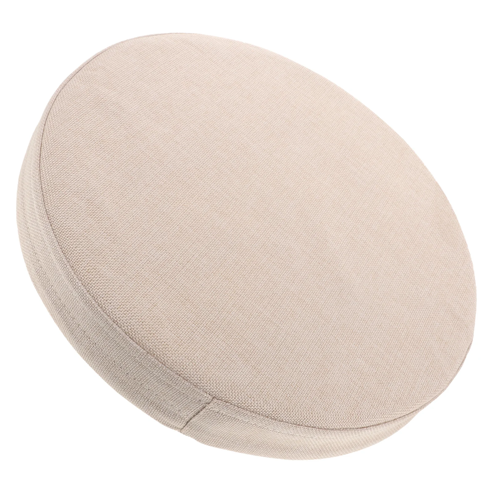 

Round Chair Cushion 16-Inch Linen Fabric Foam Filled Seat Pad For Rattan Dining Chairs Meditation Stools Indoor Outdoor Use