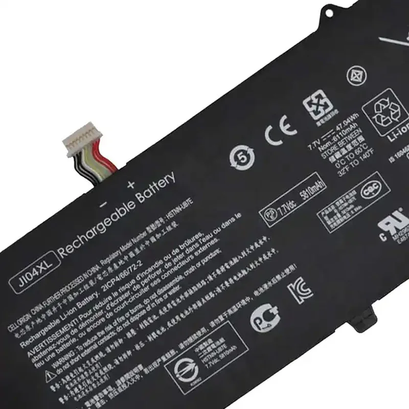 JGTM JI04XL Laptop Battery For Hp Elite X2 1012 G2 G2-1lv76ea Replacement batteries Ji04 Hstnn-ub7e 901247-855 7.7V 47.04Wh