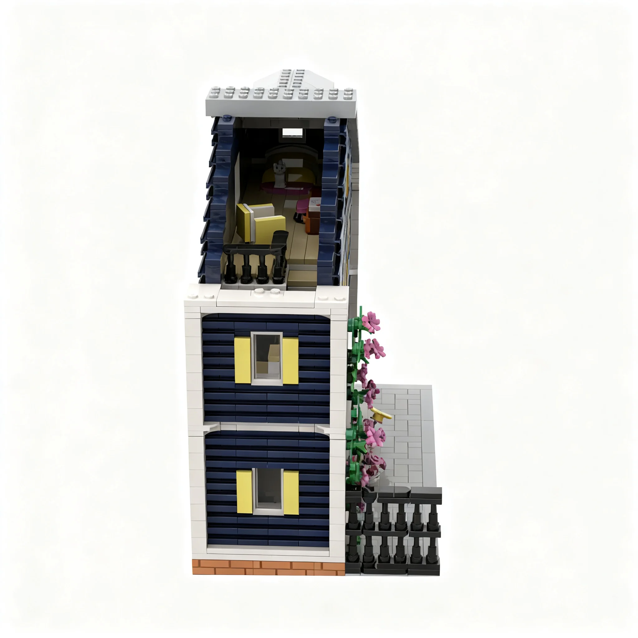 2141pcs MOC Yellow Shutter Tow - Art Craft Idea review and price