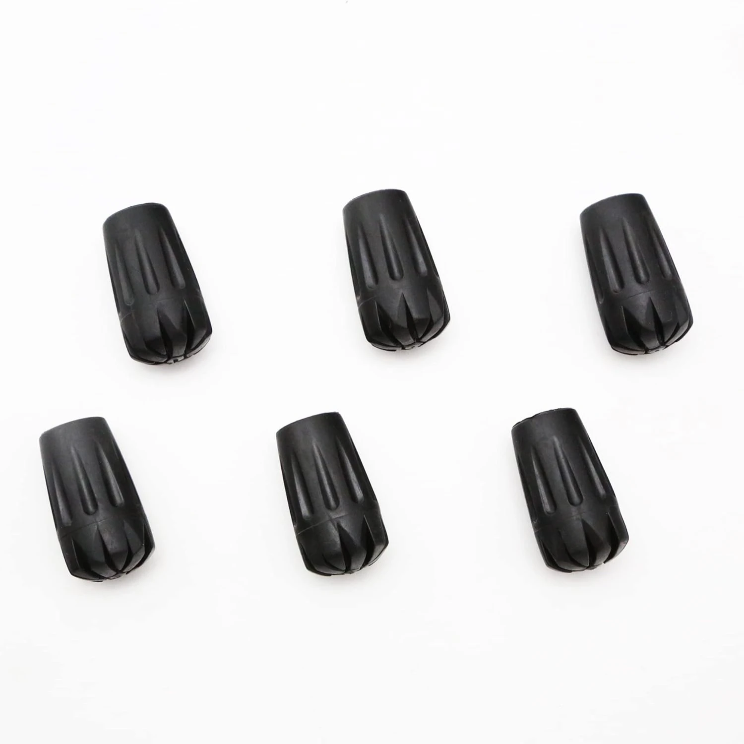 

Высокопрочные и гибкие универсальные наконечники для треккинговых палок — набор из 6 прочных и долговечных протекторов для тростей для пеших прогулок