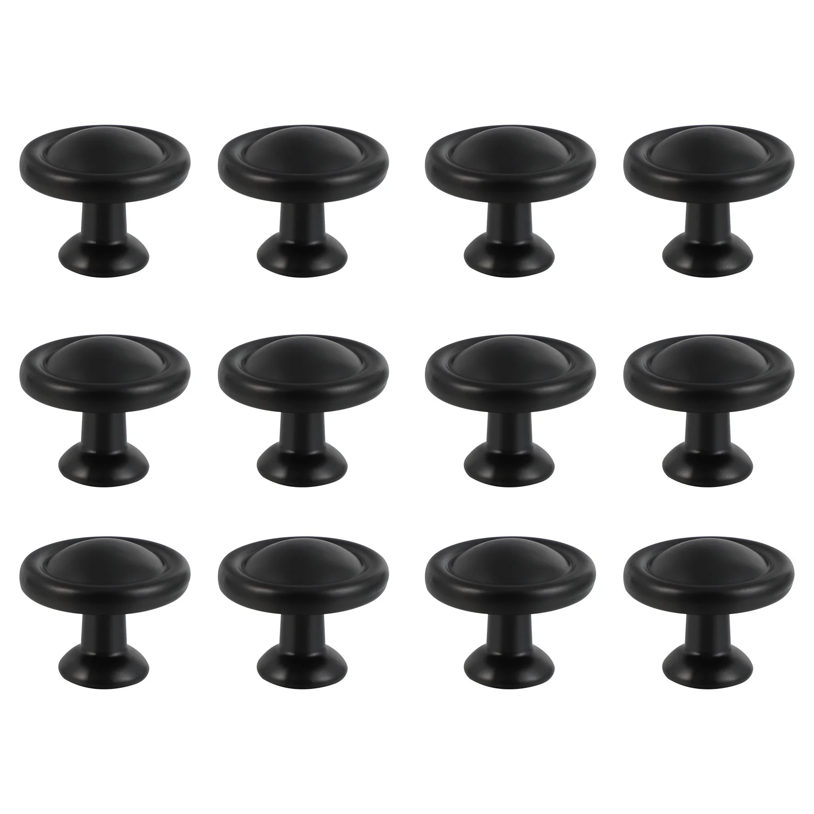 

12Pcs Cabinet Aluminum Drawer Handles European Style Round Knobs for Wardrobes Cabinets Drawers Cabinet Aluminum Knobs