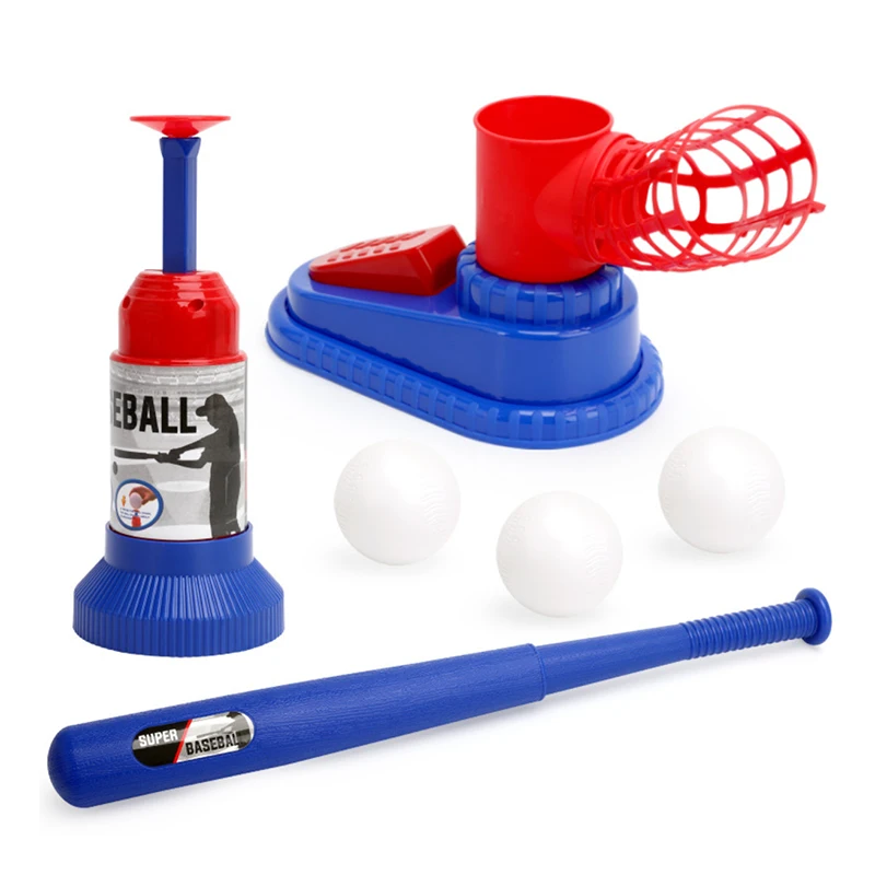 Honkbal Speelgoed Achtertuin Buitensporten Speelgoed Verstelbaar Automatisch Pitching Honkbal Machine Games Sets Verjaardag Kinderen Jongen Cadeau