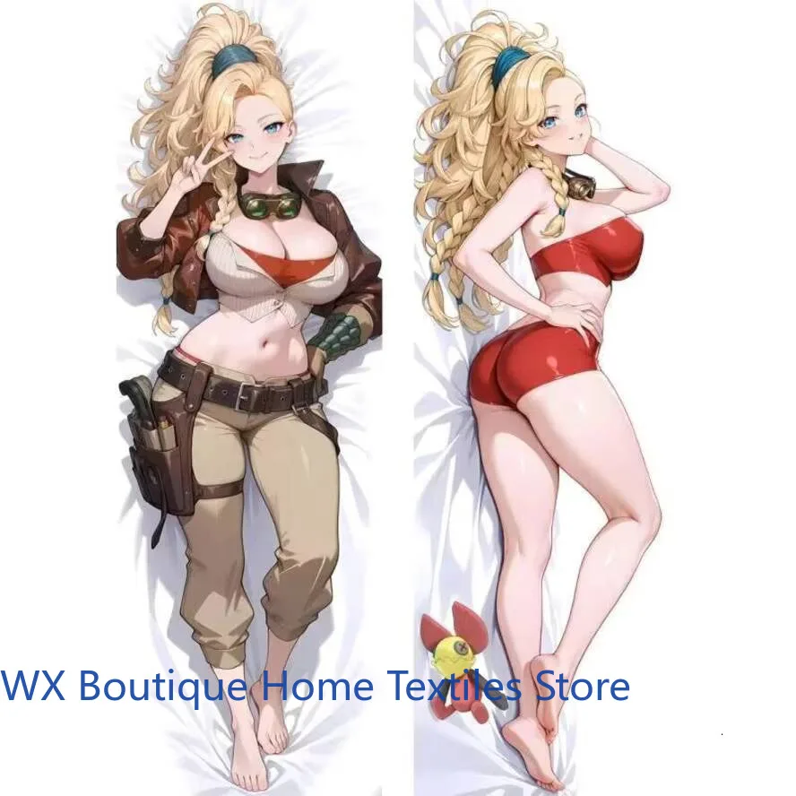 

Dakimakura Hunter аниме Monster Wilds наволочка для тела Gemma японский отаку Waifu в натуральную величину двусторонняя