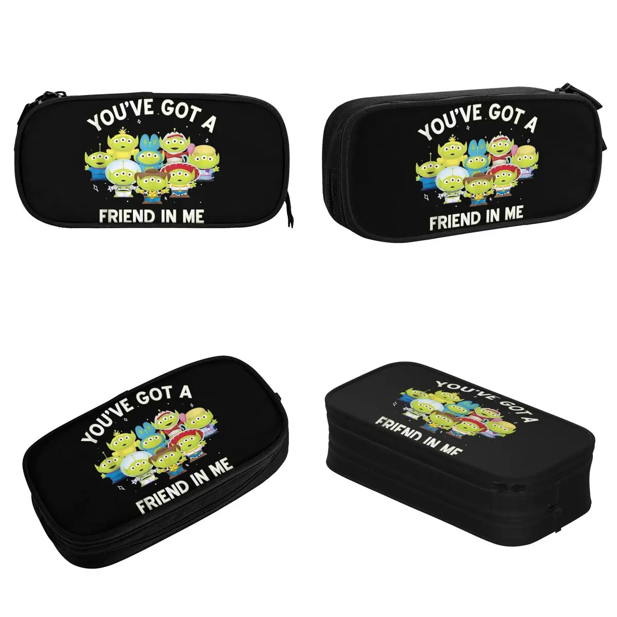 Aliens Toy Story You've Got A Friend In Me Pencil Case Pencilcases Pen Box Student Pencil Bags School Supplies Gifts Stationery