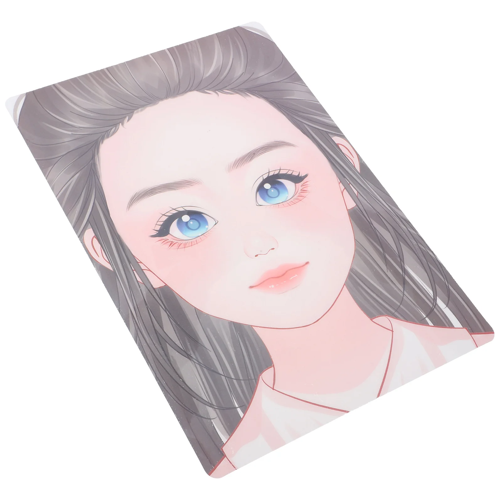 

Face Painting Practice Board Durable Smooth Surface Washable Reusable Face Paint Mold for Artist Training Painting Board