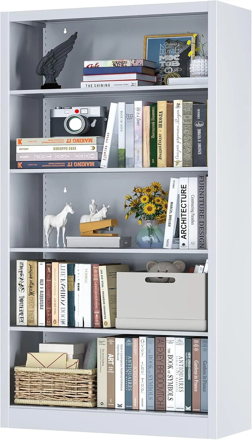 Bookcase, 5 Shelf B…