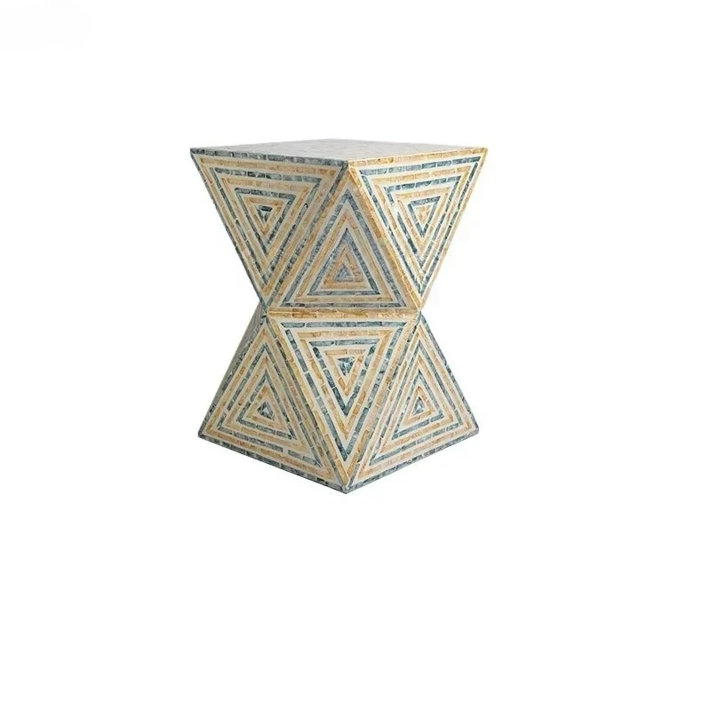 Creative Simple Shell Balcony Side Table Table Living Room Sofa Corner Table Light Luxury Stool