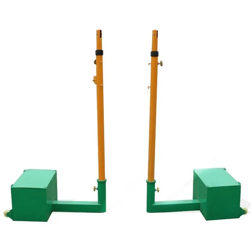 2026 2026 Standard Movable Height Adjustable Aluminum Volleyball Post Tennis Pole Badminton Posts