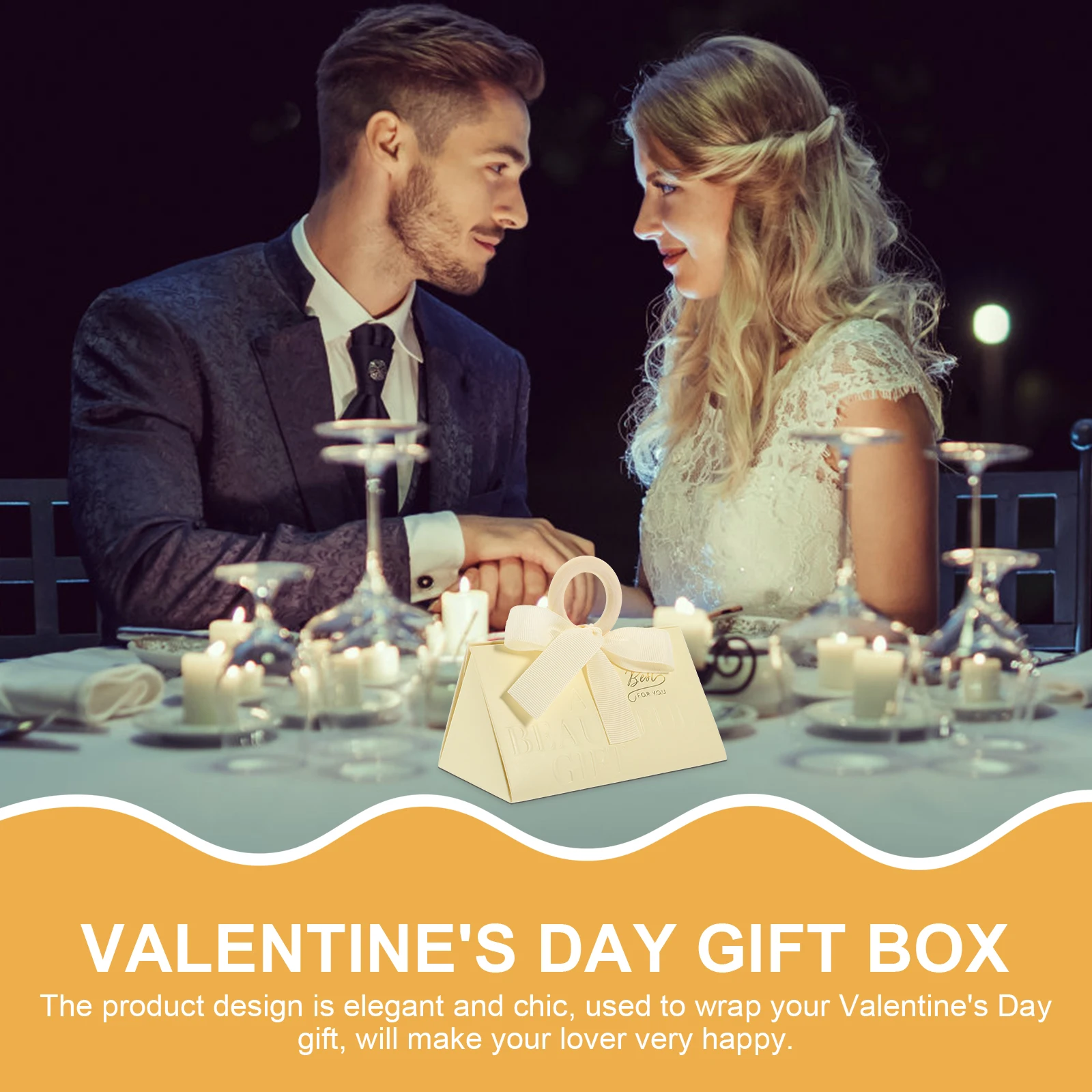 

20Pcs Valentine's Day Wedding Candy Box Portable Gift Packaging for Party Favors and Home Decor