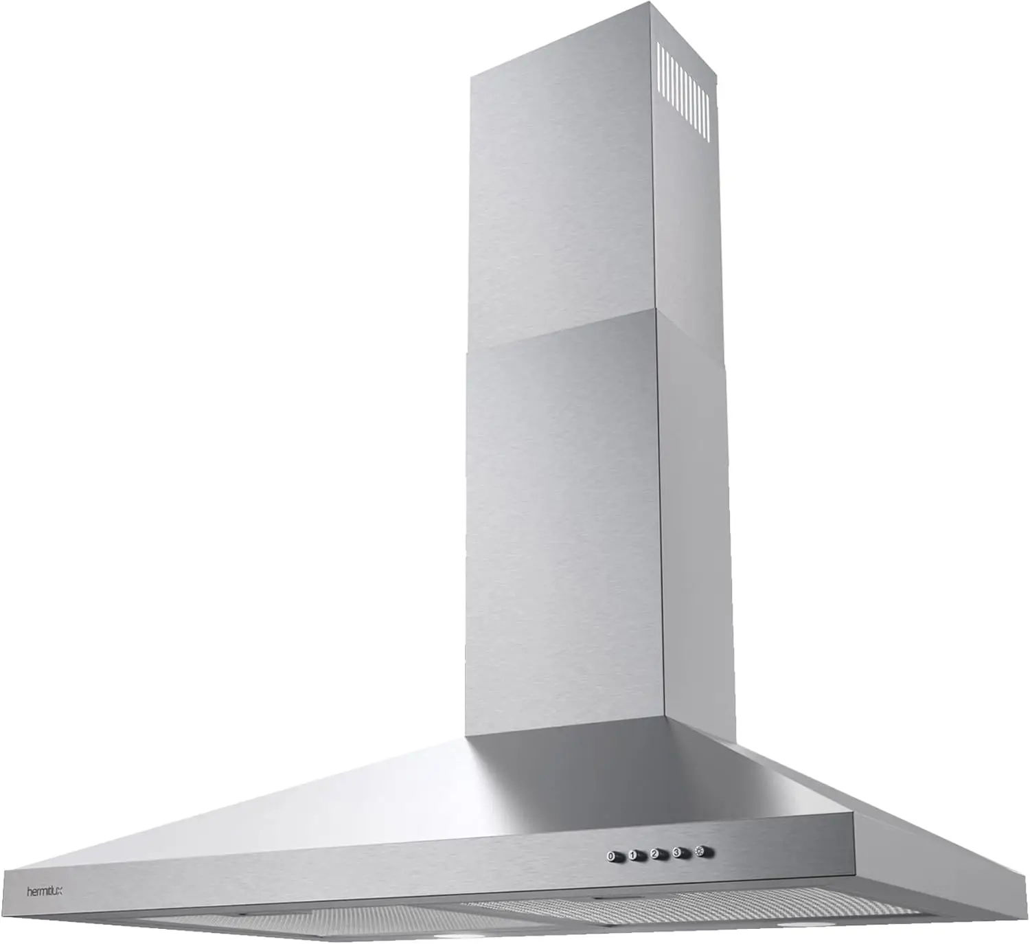 Hood 30 inch Stainless Steel, Wall Mount Vent Hood for Kitchen with Charcoal Filter, Range Hoods with Ducted/Duc