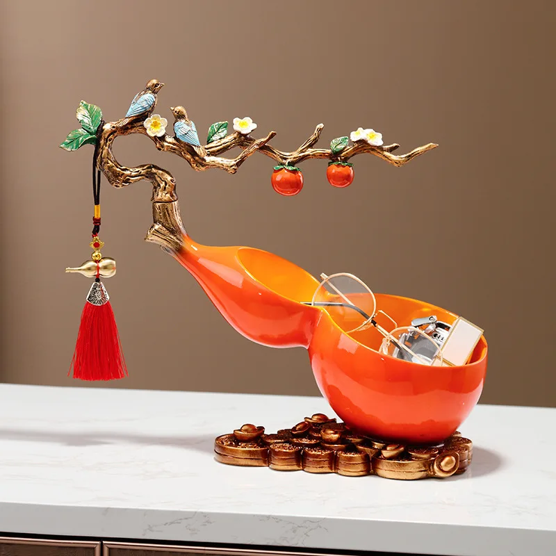 

PYJ Chinese creative gourd entrance key home entrance living room storage ornament decoration