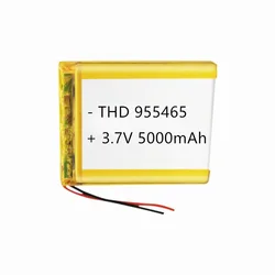 955465 3.7V 5000mAH Rechargeable Lithium Polymer Battery Li-Po for Tablet Power Bank Hand Warmers Accessories