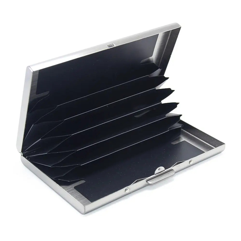 6 Cards Cards Album Credit Card Box ID Document RFID Card Holder Business Card Holder Bank Card Case Card Antimagnetic Case