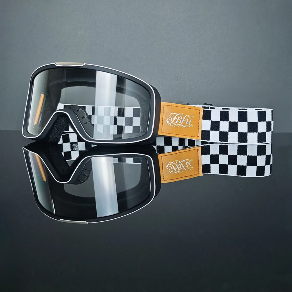 

2025 FBFU Four Seasons Off Road Gear: Motorcycle Parts Bicycle leather Goggles, Windproof Dustproof, Men Women, FBFU Brand