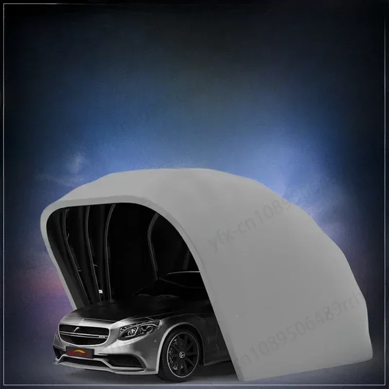 5.5m Semi-automatic Fully Automatic Mobile Garage Anti Exposure Folding Retractable Garage Sunshade