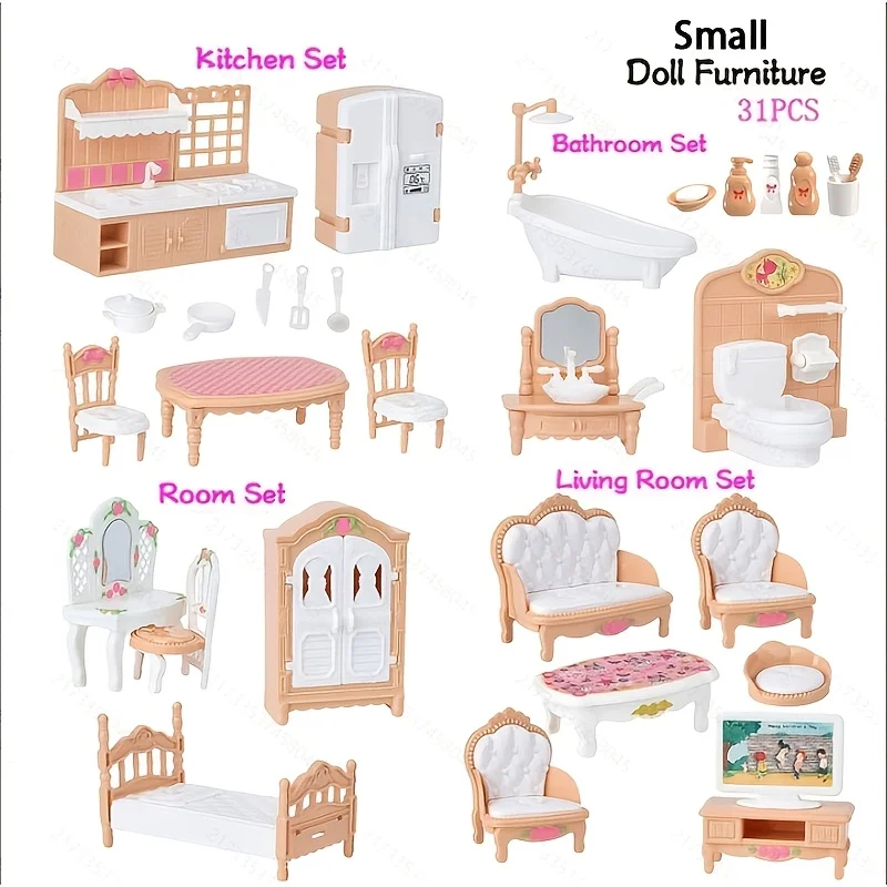 #50 Low Price Dollhouse Furniture Sets Deals