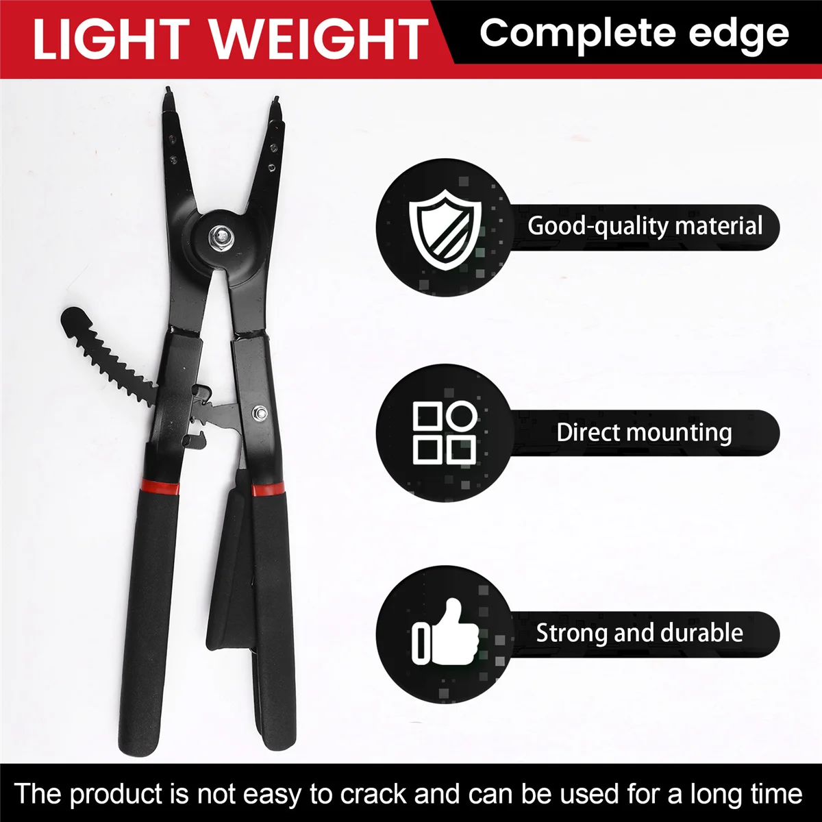 

Retainer Pliers Circlip Pliers Inner Buckle Pliers Replaceable Fixed Ring Pliers Auto Protection Pliers