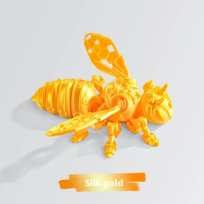 لعبة محاكاة Cyber Bee المطبوعة ثلاثية الأبعاد مع مفاصل متحركة - هدية/شكل لطيف ومبتكر للأطفال #4