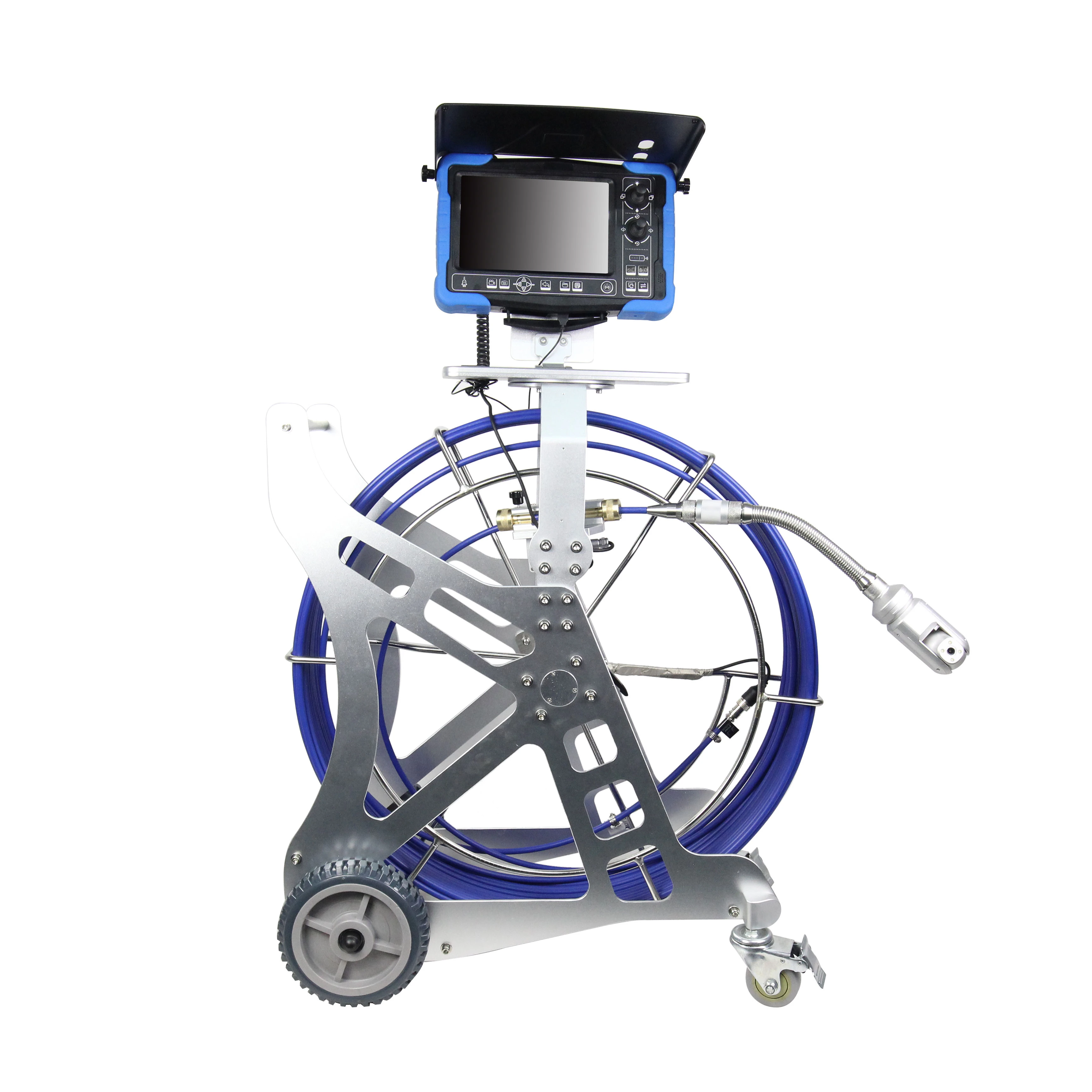 1080p الأنابيب محدد الزاحف روبوت الحفر بئر المياه العميقة فحص استنزاف كاميرا الأنابيب التفتيش كاميرا المجاري 360