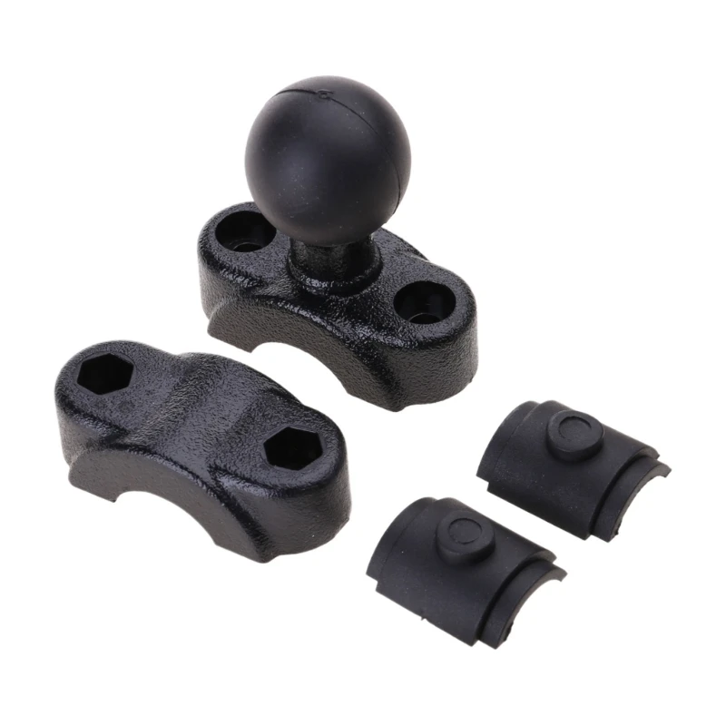 652F Camera Rail Mount 1 Inch Ball Car Headrest Motorcycle Scooter Rearview Mirror Stem Bar Mount Stand 360 Degree Rotation