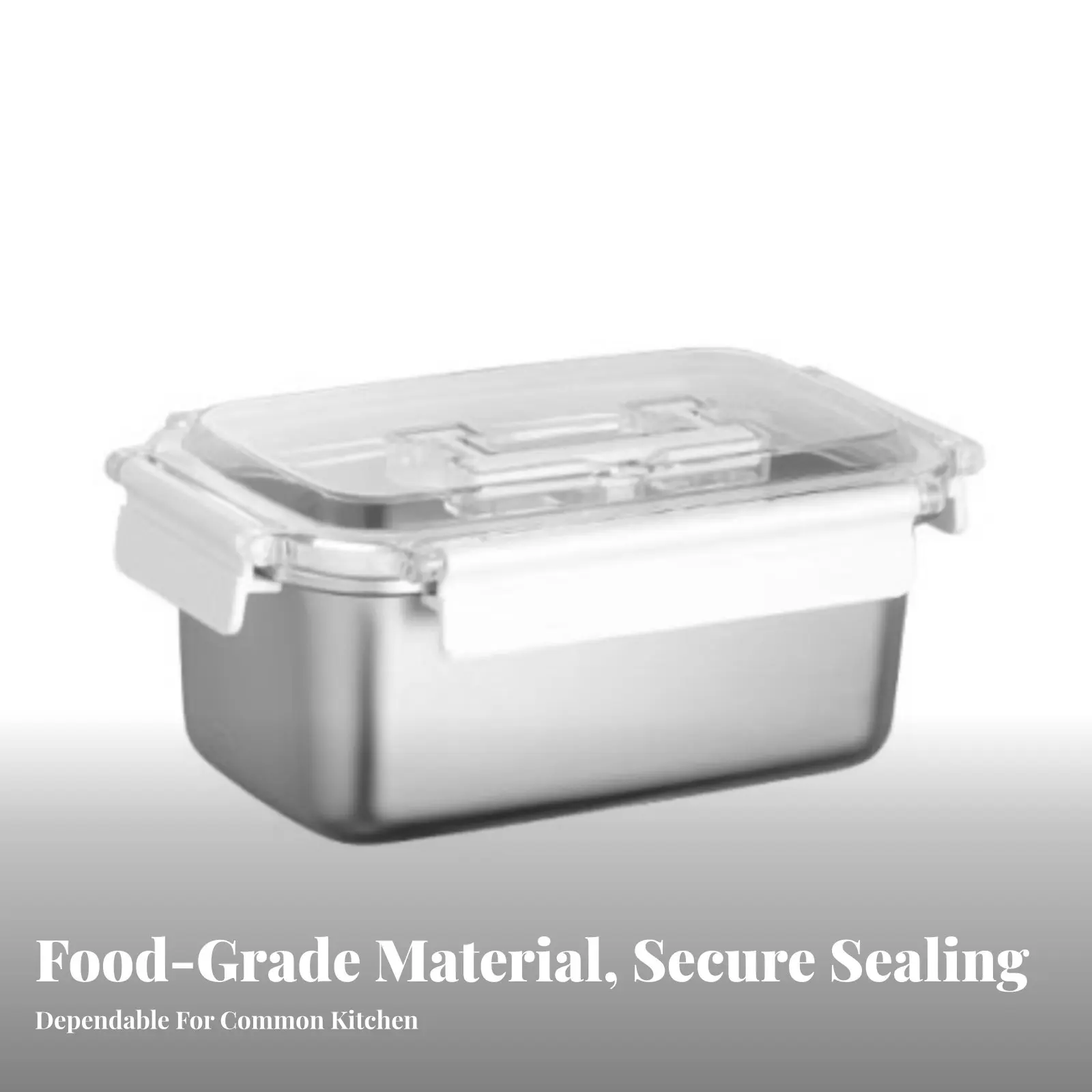 

316L Stainless Steel Lunch Box, Food Storage Container, Portable Handle, Leakproof, Refrigerator Organizer for Kitchen, Adults