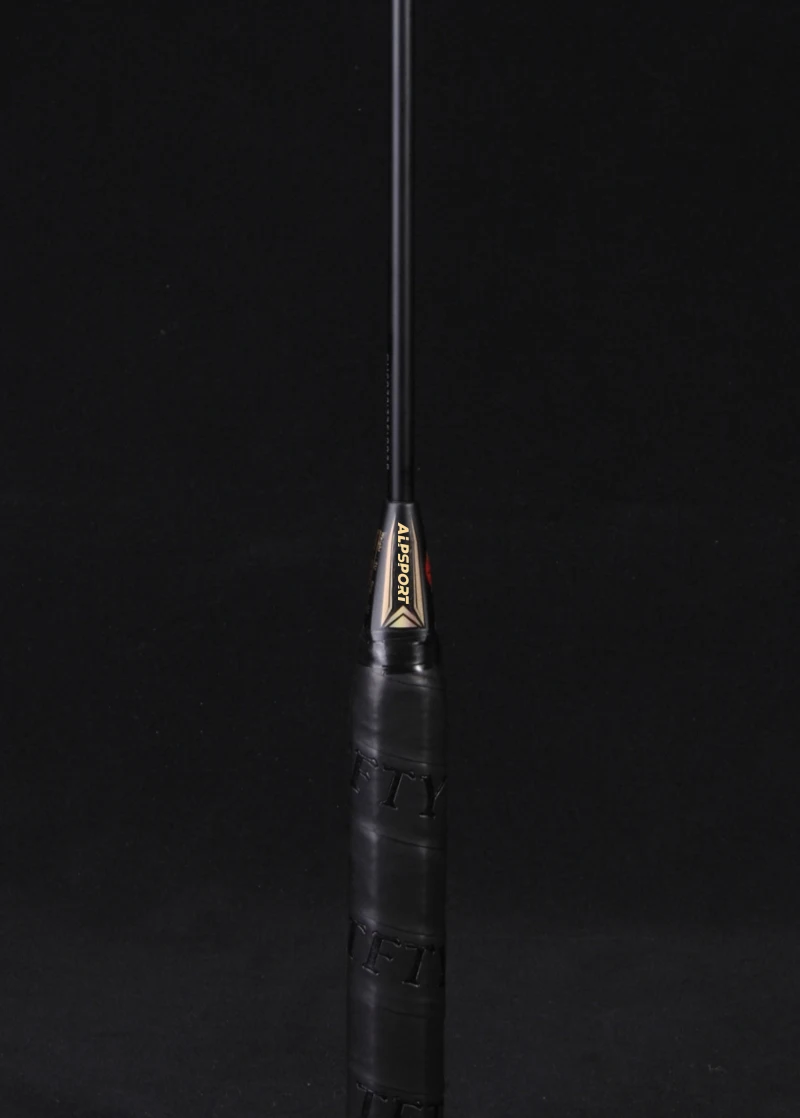 Alpsport MH-V5 5U 75g Gewellt Legal Original Maximal 38lbs Badmintonschläger aus 100% Vollkohlefaser mit Torsionsrahmen. Einsteiger-Schläger Profi-Schläger Premium-Schläger – Detail 9