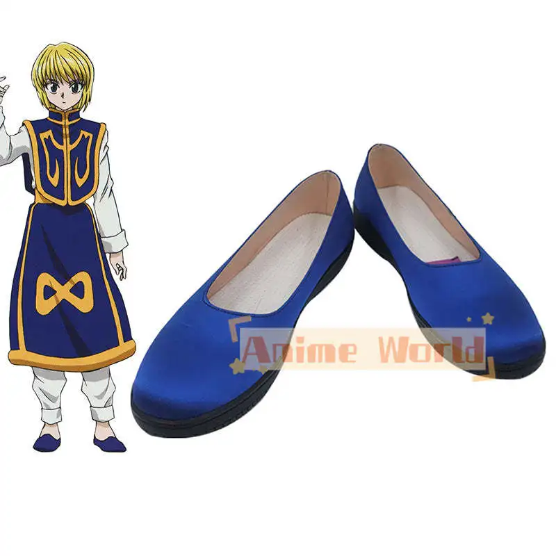 Anime Kurapika Cosplay Shoes Boots Any Size for Unisex