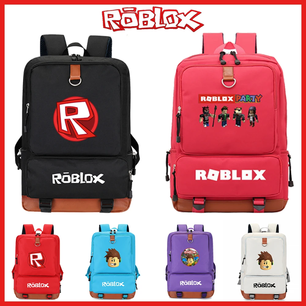 

Roblox School Bag Backpack 3D Anime Cartoon Printed Travel Shoulder Unisex Laptop Backpack for Teenagers Christmas Gift