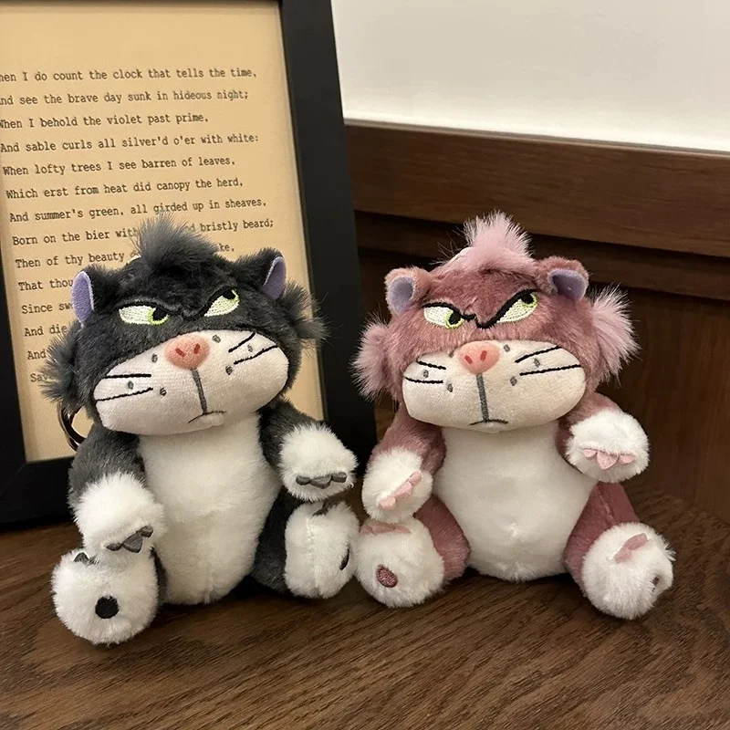 LLavero de peluche Lucifer encantador de 12cm, muñeca Kawaii, colgante de bolso, juguete de peluche, colgante para mochila, regalo de cumpleaños para niños