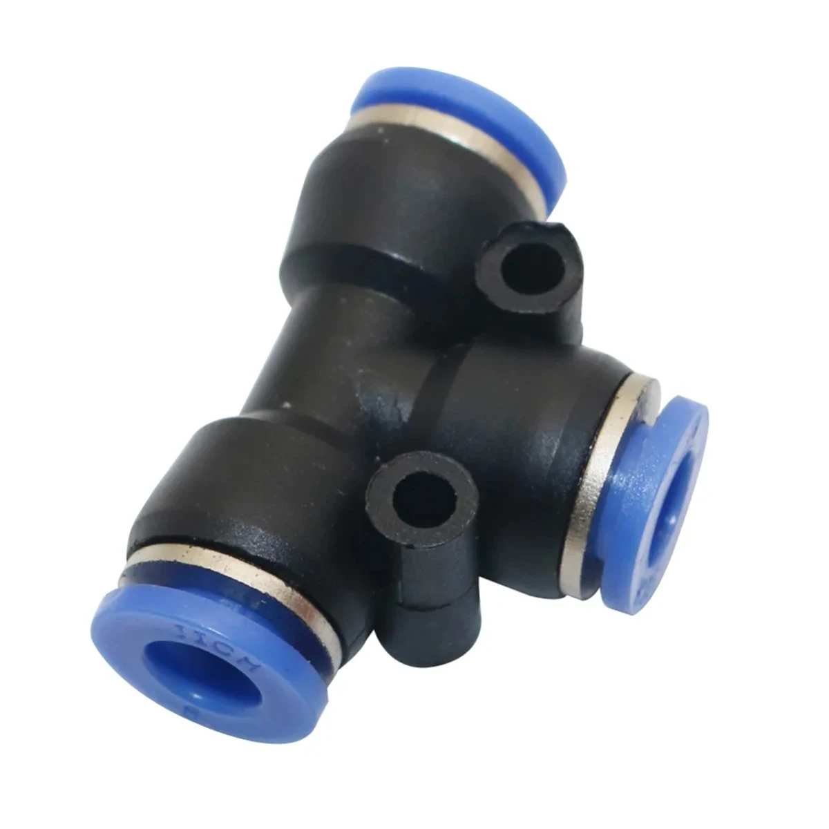 OD 4/6/8/10/12/14/16mm Slip-lock Tee Quick Connector Water Hose Splitter Adapter 3-Way Home Kitchen Balcony Pipe Fitting 1/10Pcs