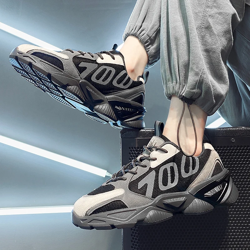 

Обувь в стиле ретро для взрослых, пара, повседневная спортивная обувь на толстой подошве, увеличивающая рост, женские и мужские легкие дышащие кроссовки