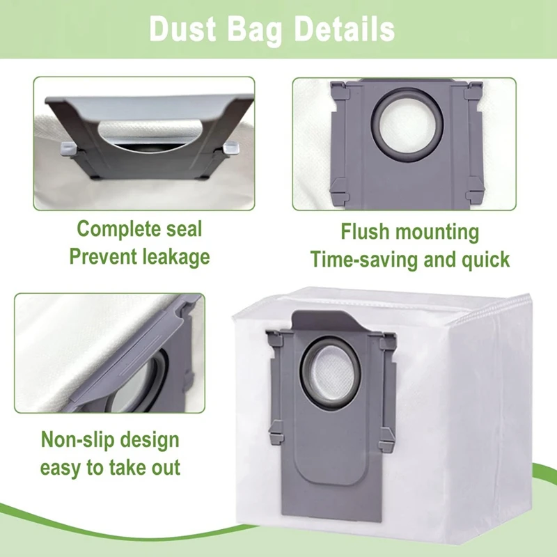 مجموعة مكنسة كهربائية لـ Xiaomi Roborock ، فرشاة جانبية رئيسية ، فلتر Hepa ، قماش ممسحة ، أكياس غبار ، ملحقات قطع غيار ، طقم ، Q7 ، Q7 ، Q7 Max ، Q7 Max ، Q7 Plus