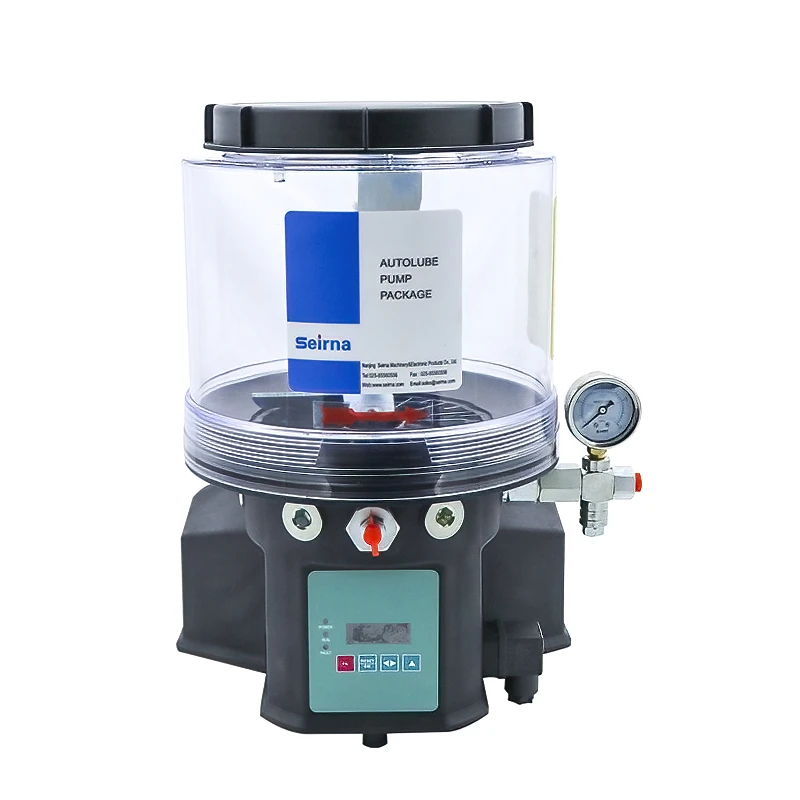 2/4L High Pressure Grease Pump 12/24/110/220/380v Electric Lubrication Grease Pump For Loader Excavators