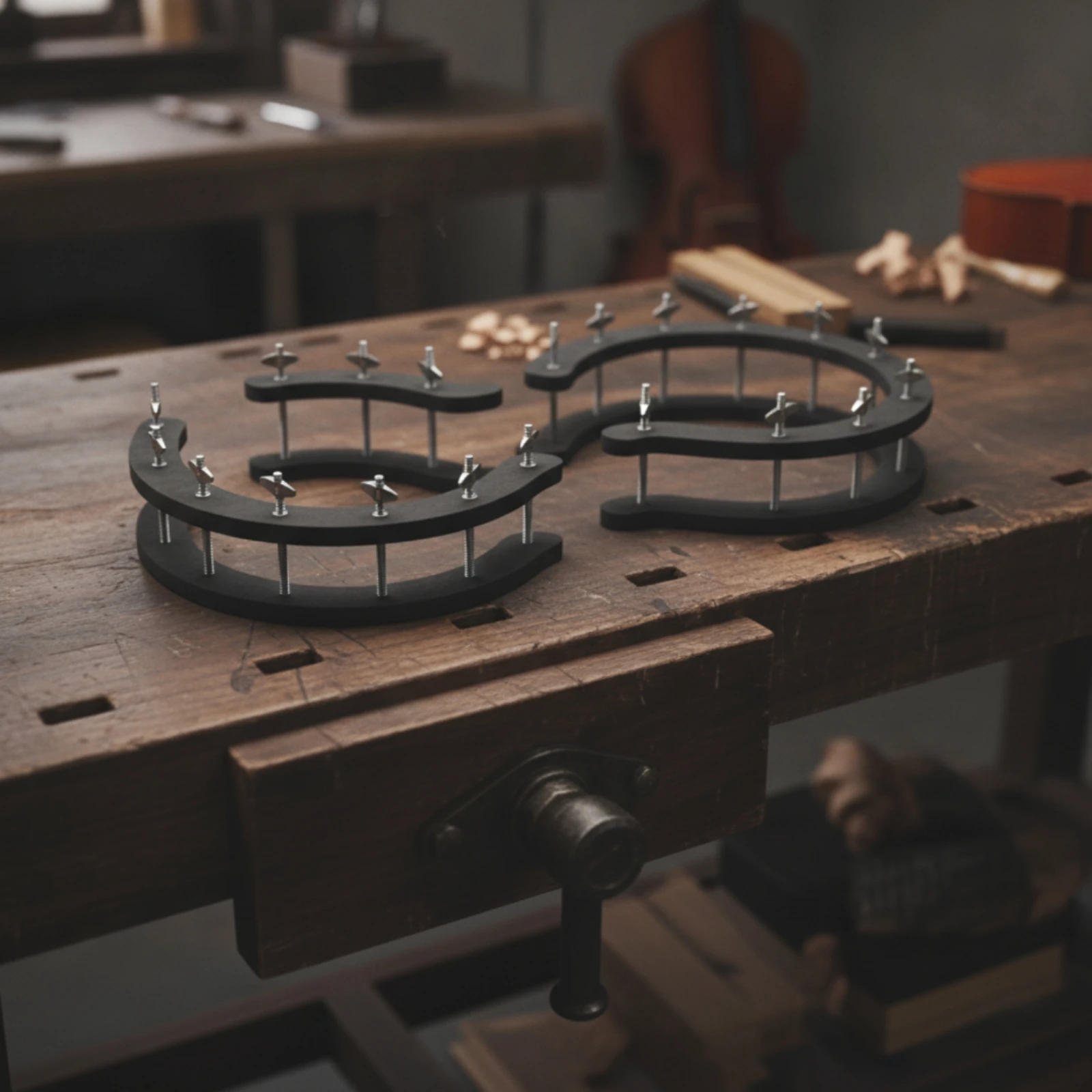Cello Repair Clamp Stable Cello Crack Repair Clamp Luthier Tool Shielding High-Strength for Luthiers