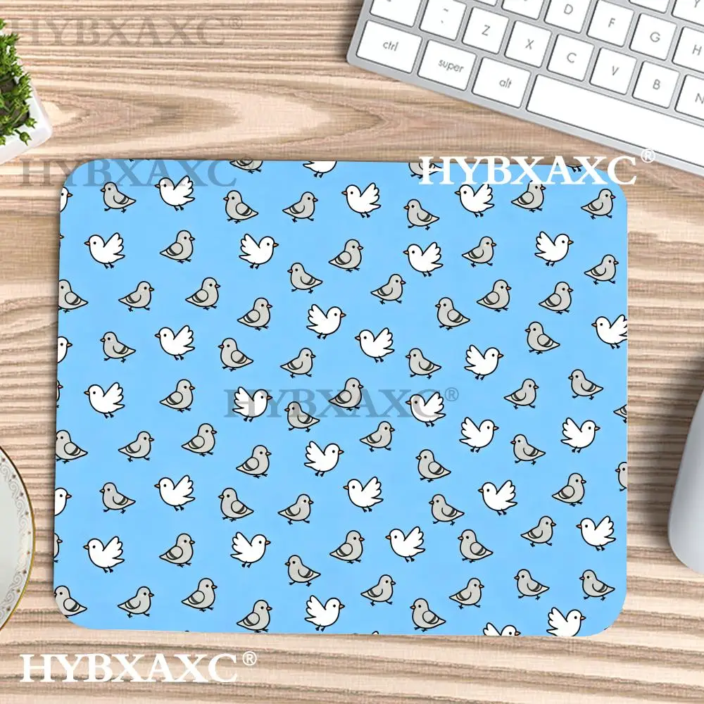 

HYBXAXC Cute Blue Bird Pattern Mouse Pad Desk Mat for Office or Home, Modern Mousepad for Work Setup, Computer Accessories