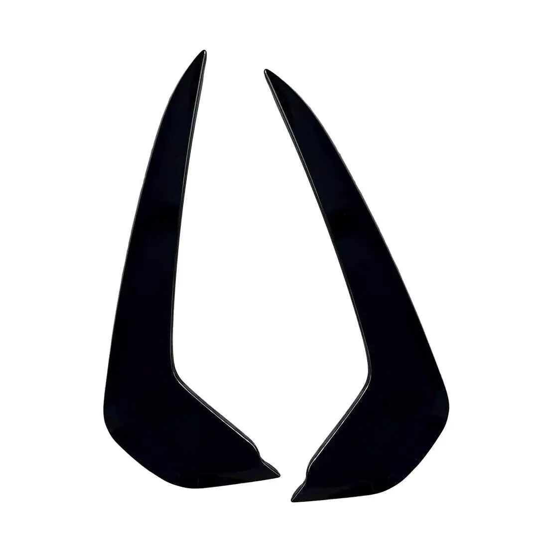 

1 пара накладок на молдинг заднего окна, подходит для Mazda CX-50 2023-2024, глянцевый черный, нержавеющая сталь