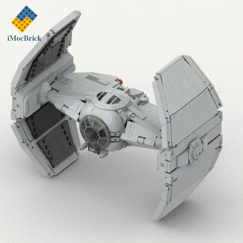 935 Pcs Mocs Sets Star Movie Spaceship Model Bricks TIE/ad v1 Advanced Prototype Starfighters Kits Builidng Blocks Fighter Toys