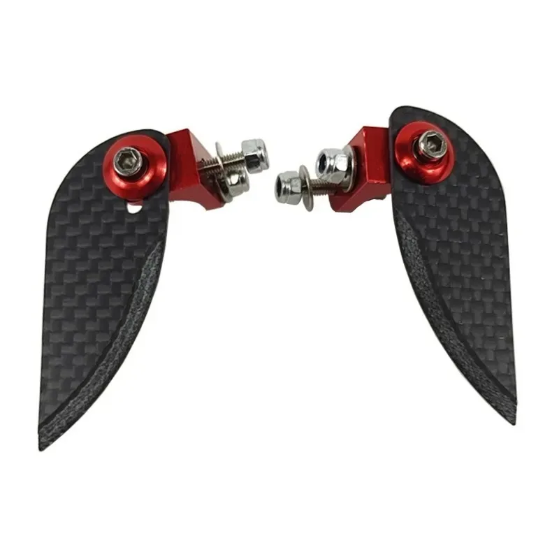 55*21/62*25/85*35mm 3K Carbon Fiber Bilateral Assist Turn Fins Adjustable For RC O-Boat Hull