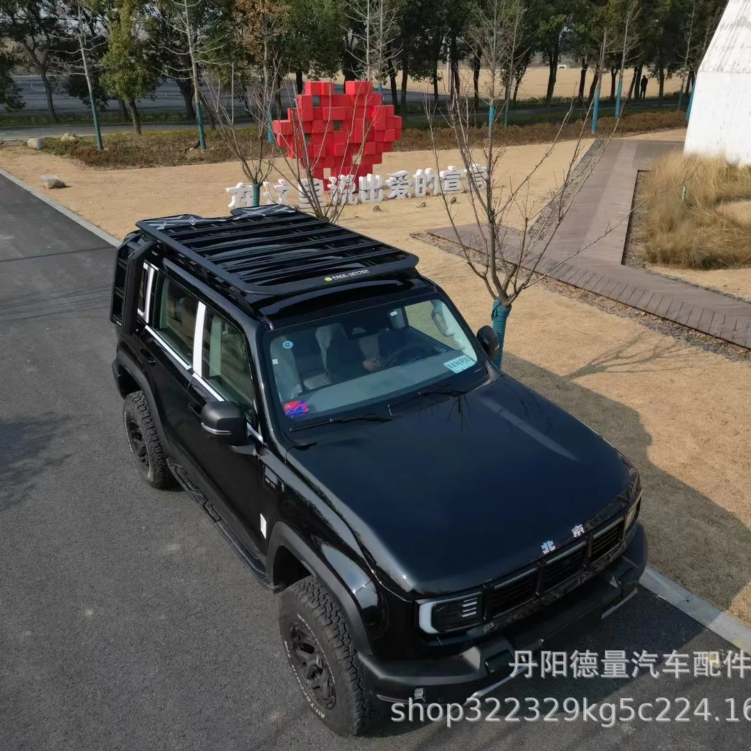 

Suitable for 24 BAIC BJ40 luggage racks, roof luggage frame side ladder 24 BJ40 roof platform