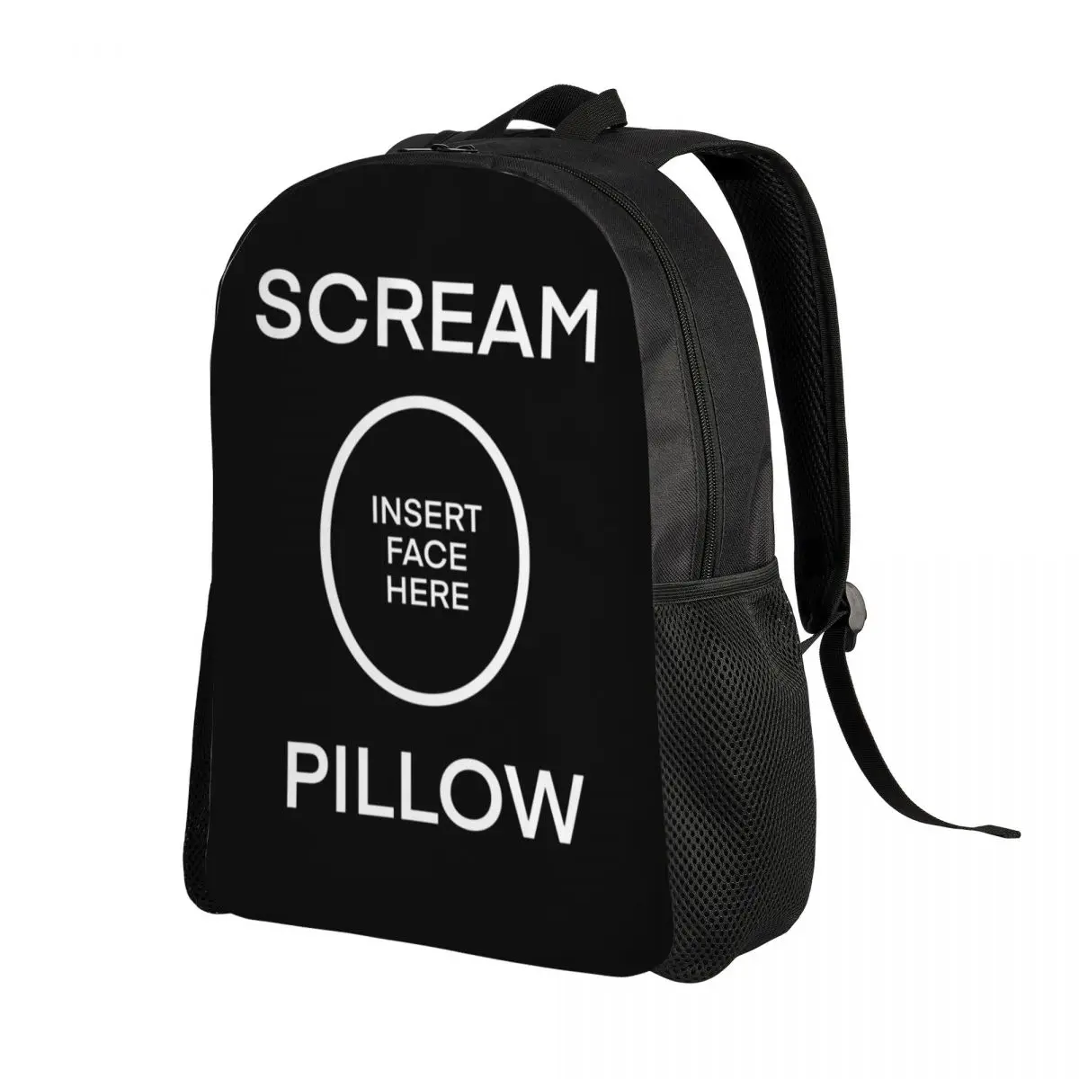 SCREAM PILLOW Backpack Daypack Large Capacity Boys Girls BookBag School Bag Shoulder Bags for Men Women