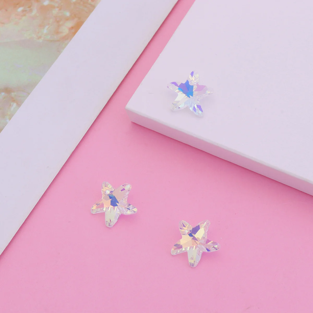 

28Pcs Crystal Glass Pendants Assorted Shapes DIY Earring Charms Creative Jewelry Making Accessories Charm Pendant Kit