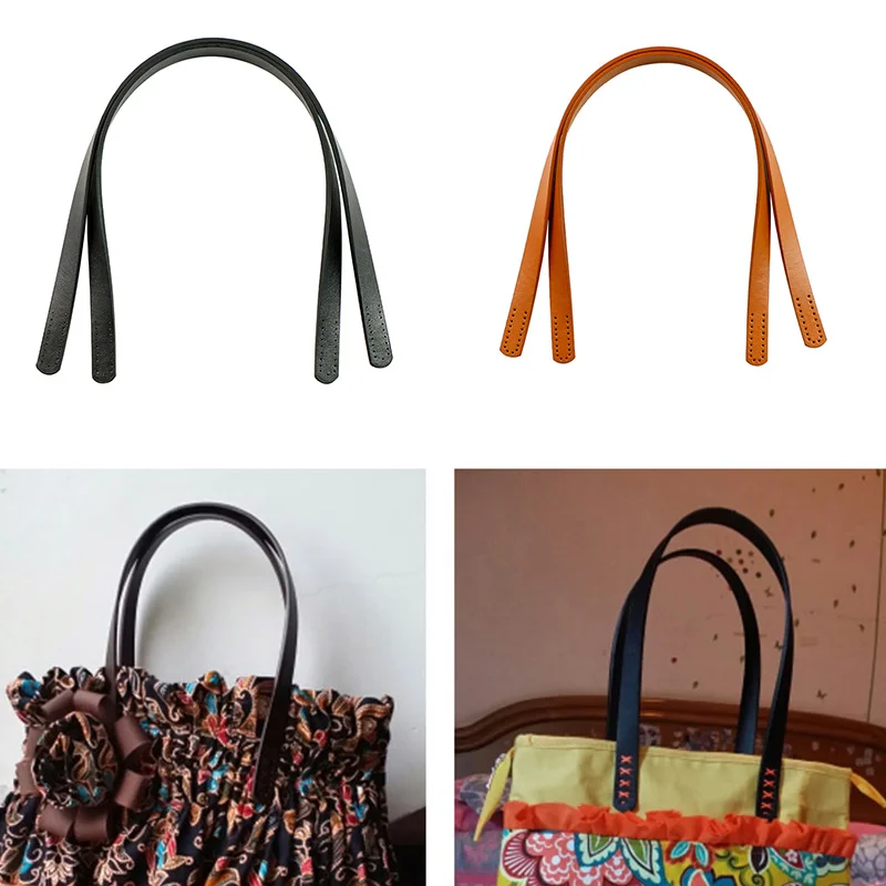 1PC PU Leather Handles For Bag Detachable Shoulder Strap Handbag Band Handle Soft Strap Band DIY Replacement Bag Accessories