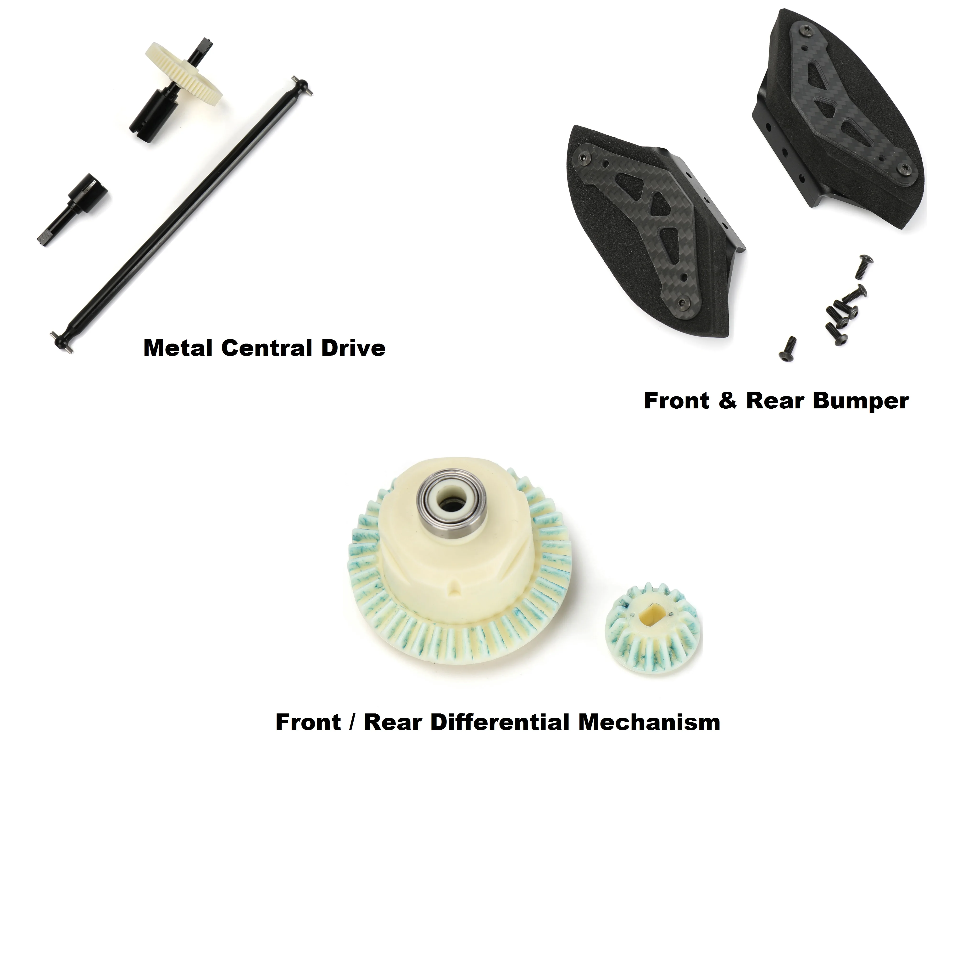 Metal Modification Accessory Kit Suspension Arms Steering Knuckle Set for Tamiya TT01 TT-01 1/10 RC Car Upgrade Parts