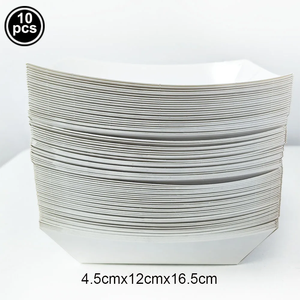 10Pcs Einfarbig Popcorn Boxen Einweg Papier Tasse Papier Lebensmittel Tabletts Geschenk Taschen Mit Griffen Hochzeit Party Baby Dusche liefert – Detail 6