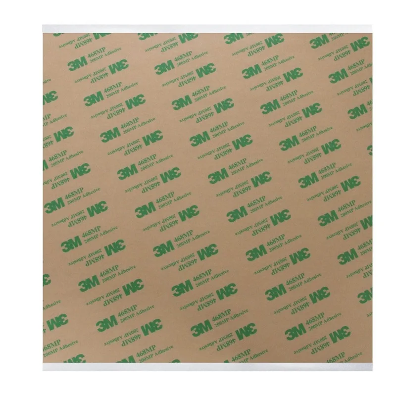 3M Adhesive Transfer Tape 468MP, Transparent 304.8mmx304.8mm/5pcs , Dropshipping