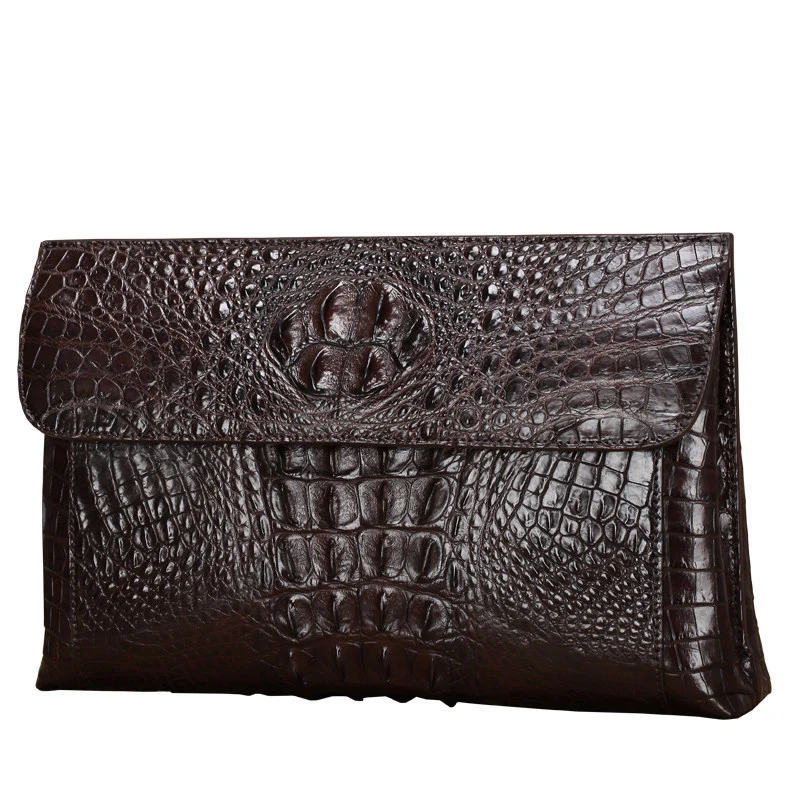 

Новая мужская сумка Lukani Leisure Crocodile, вместительная деловая сумка, мужской клатч, сумка для документов, мужская ручная сумка