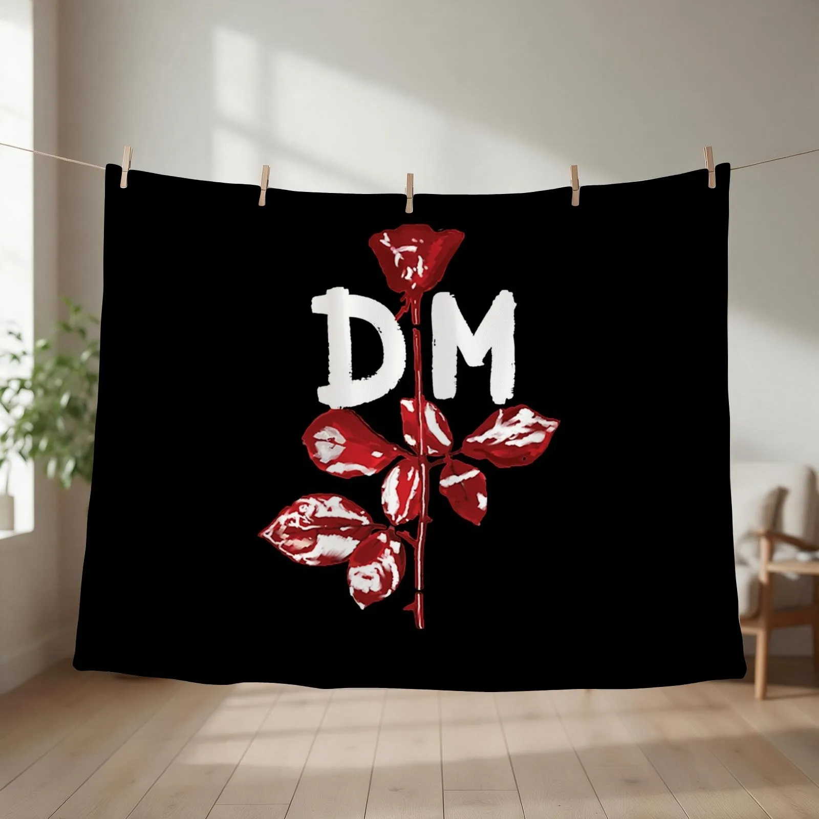violator with dm Classic Throw Blanket couch cozy soft plush fuzzy picnic outdoor blanket