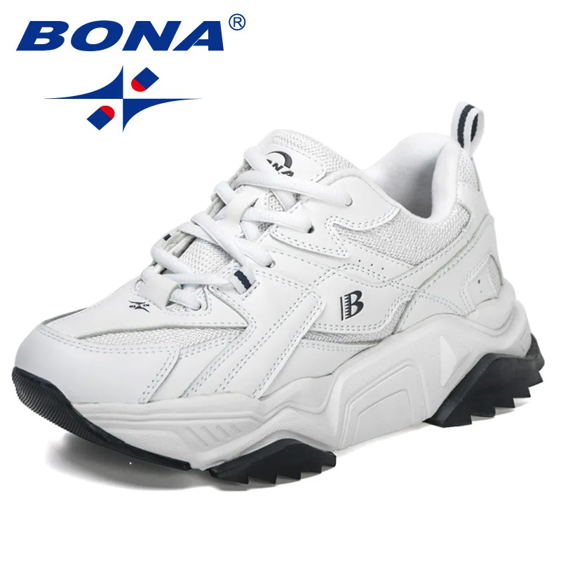 BONA-Zapatillas deportivas transpirables para Mujer, zapatos de entrenamiento para correr, informales, con plataforma, 2022