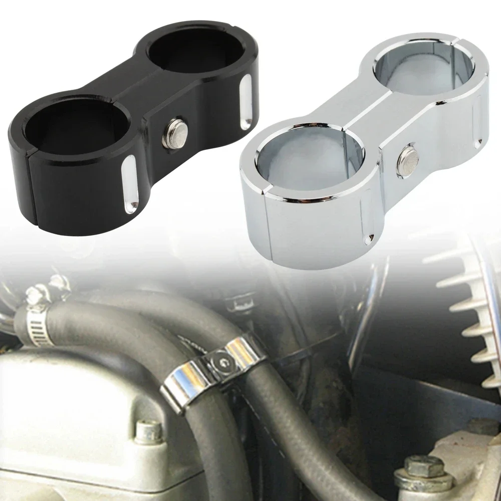 

For Harley Davidson GM 883 FAT Boy 1200 Motorcycle accessories Hose Separator Clamp Tubing Fixing Bracket