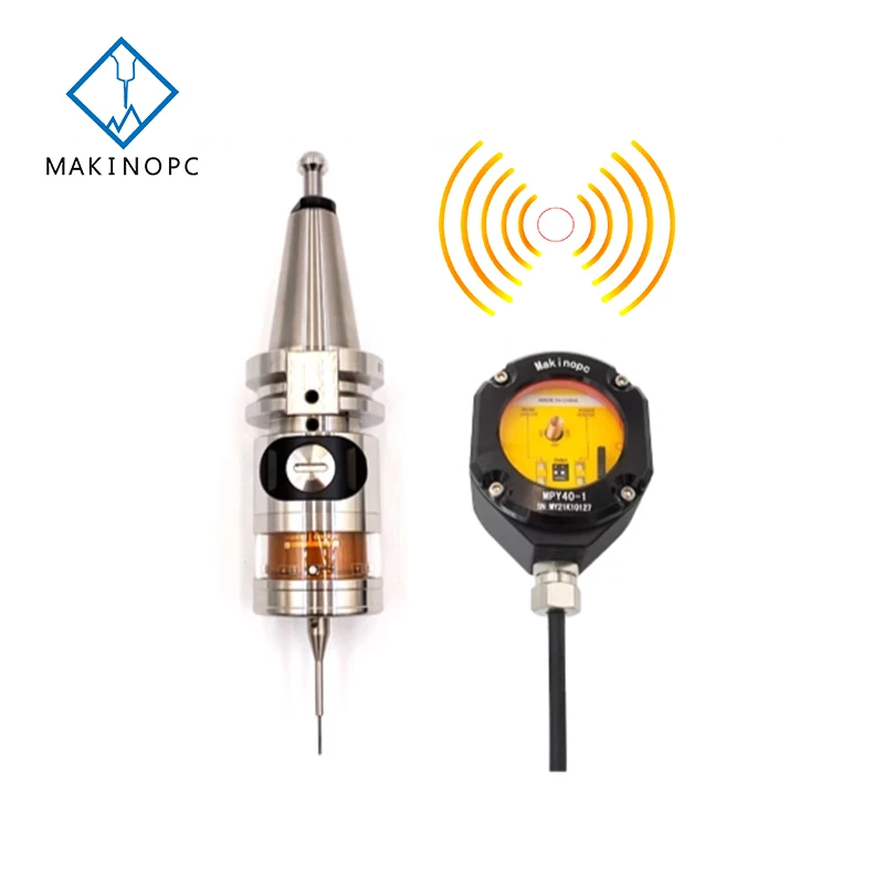 

Makinopc MYP40 Radio Transmission Automatic 3D Inspection Edge Finder Wireless Probe For CNC Lathe Grinding Machining Centers